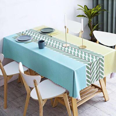 Nordic PVC tablecloth waterproof table cloth table mat 桌布