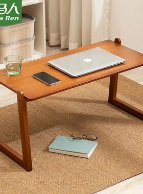 床上桌懒人电脑桌学习书桌加高多功能笔记本写字桌宿舍小桌子
