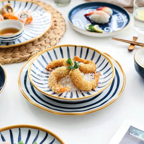 陶瓷陶瓷餐具套装套装盘子泡面碗