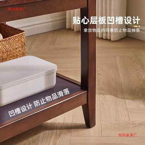 边实木沙发几客厅角几小茶桌代简约LL456A家用创意方几现头床新中