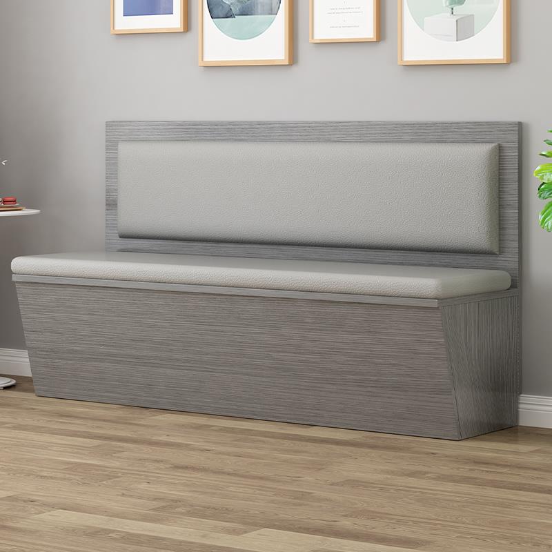 6R实木简约软包卡座沙发储物餐桌椅家用小户型客厅靠墙可定制沙