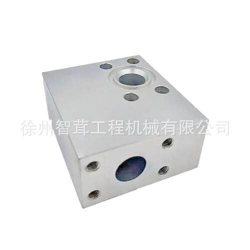 徐工LW500K/KL ZL50G装载机转向泵出油块 铜管接头块 配件