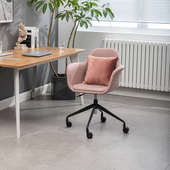 北欧办公组装 经济轻奢懒人家用电脑书桌椅 书房靠背舒适升降椅