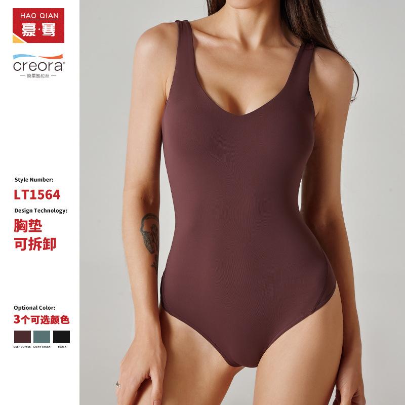 遮肉游泳大码泳衣女200斤遮肚显瘦性感大胸保守连体运动温泉