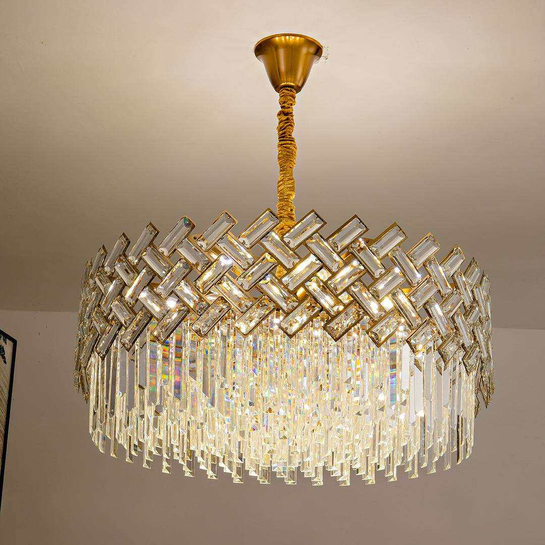 后现代轻奢水晶灯吊灯创意个性客厅大厅主灯餐厅灯客厅灯欧式吊灯