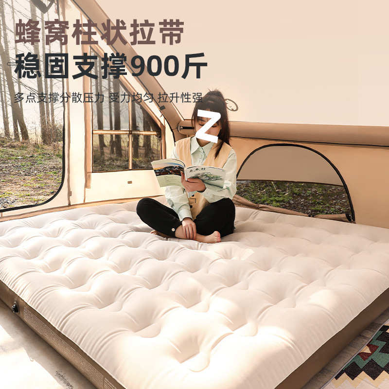充气床垫户外单双人露营帐篷气垫便捷式加厚充气垫家用软垫床