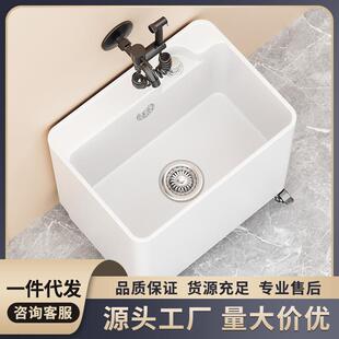 塑料拖把池一体式家用拖布池卫生间拖把盆阳台池拖把水槽池拖把盆