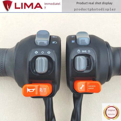适用利马电动车原装车把开关H9 Leap Lightning Rt变速Pm档车把节