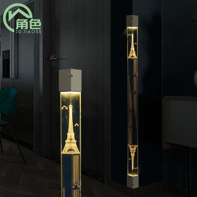 角色创意智能灯光护角条护墙角亚克力墙角保护条阳角线防撞条装饰