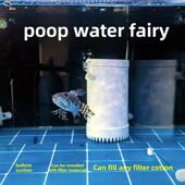 底吸式 充氧高效培养过滤循环泵 仙女过滤鱼缸内置气动吸气式