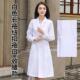 美护士服药店实验服容化学工生 衣短薄款 高档白大褂长袖 医服女男袖