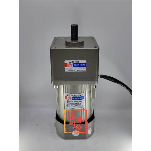 YK永坤调速电机6IK200RGU-CF减速机6GU-30K GEAR HEAD YKG马达
