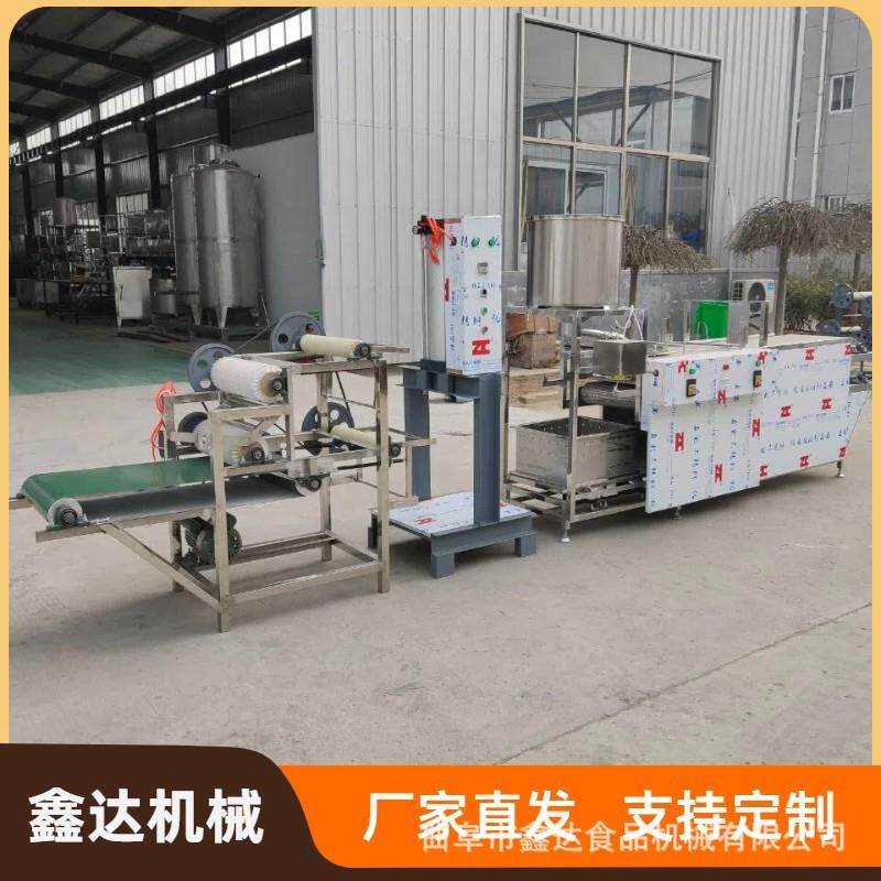 大型千张豆腐皮机生产线 厚薄可调气压成型 操作简单易学