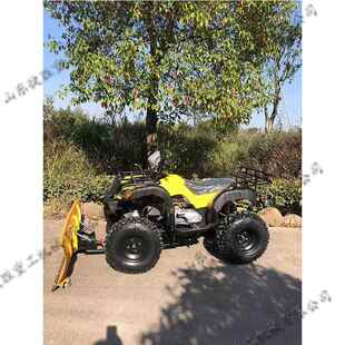 座驾式 推雪铲 四轮推雪机加油站停车场积雪清除车汽油动力冬季