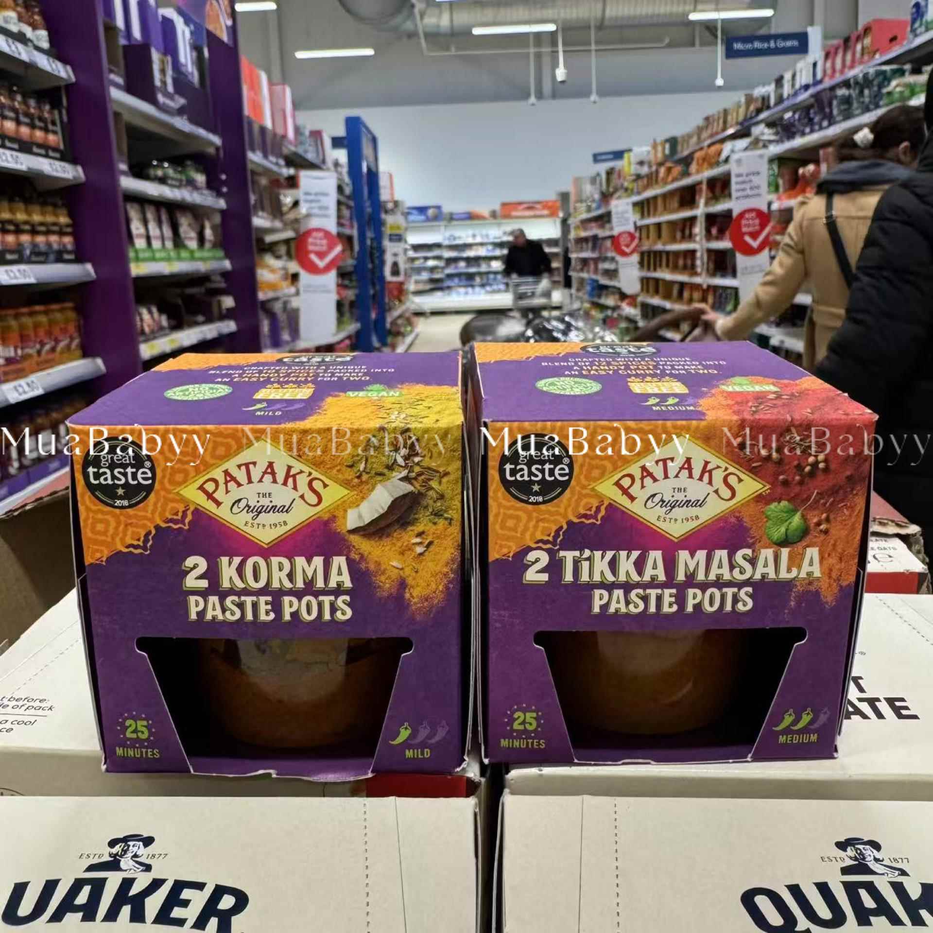 现货英国PATAKS MADRAS SPICE PASTE咖喱辣酱2x70g