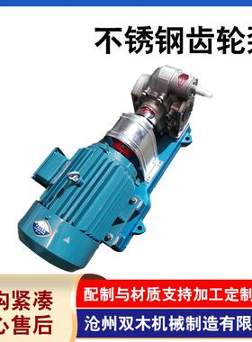 泊头供应不锈钢齿轮泵2CY8/0.36系列不锈钢油泵小型齿轮油泵