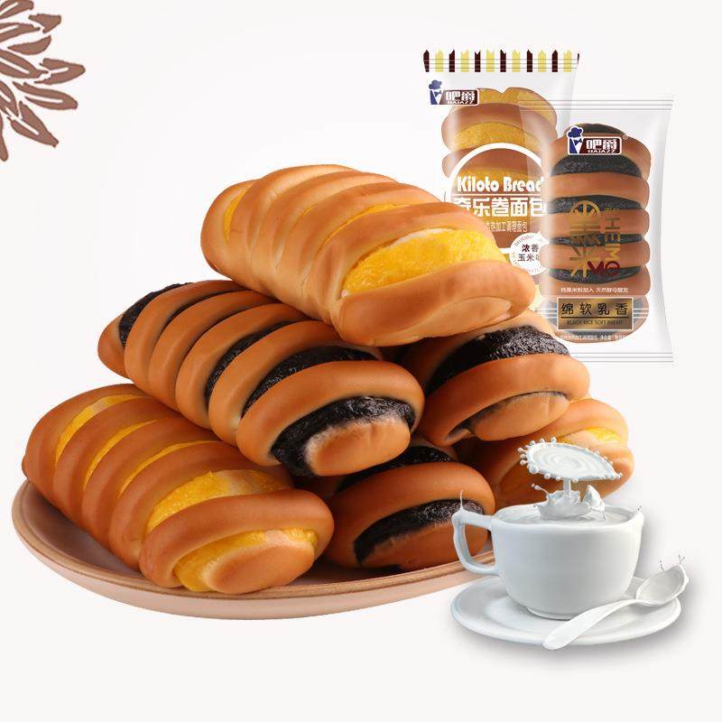 黑米面包玉米面包5斤休闲零食小吃西式糕点产地货源