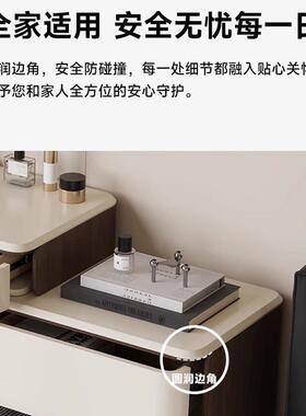 木梳妆化台斗一体现代简约小户型卧室TOP22实妆台奶油柜风烤漆化