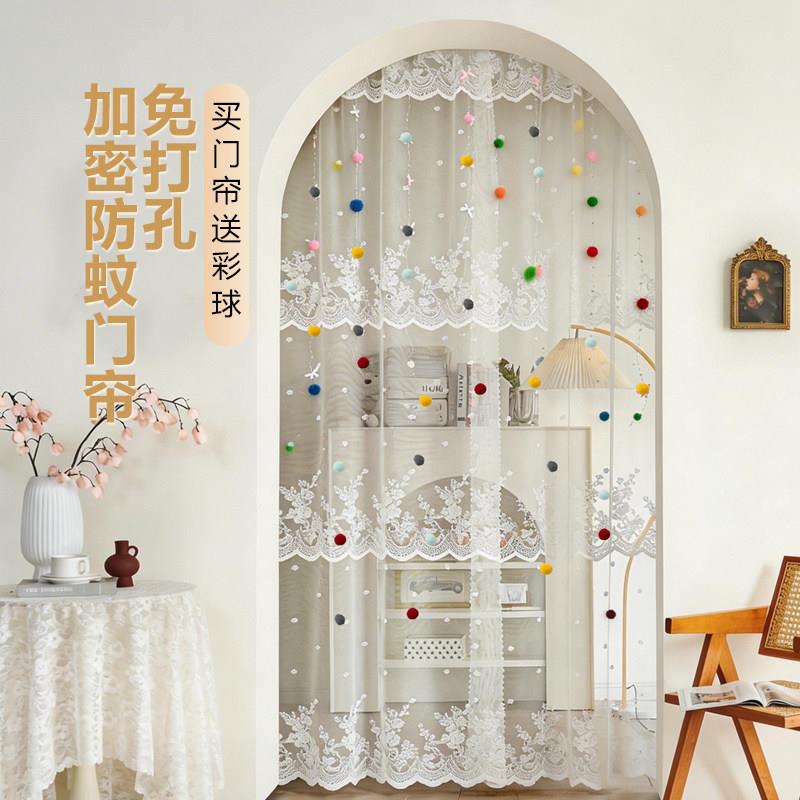 防蚊门帘纱窗门2026新款高档纱门防蚊门家用儿童房纱帘隔断遮丑帘
