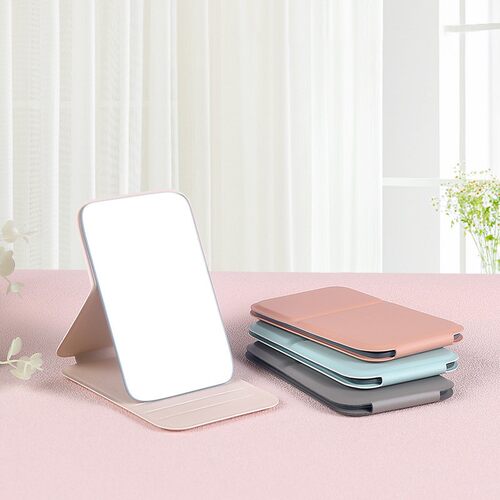 Mini Foldable Small Mirror, Portable Cosmetic Mirror, Deskto