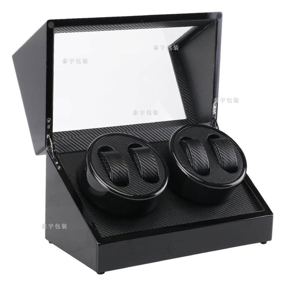 新款直销表盒马达电动旋转晃表器木盒自动上链表盒木质材 摇表器