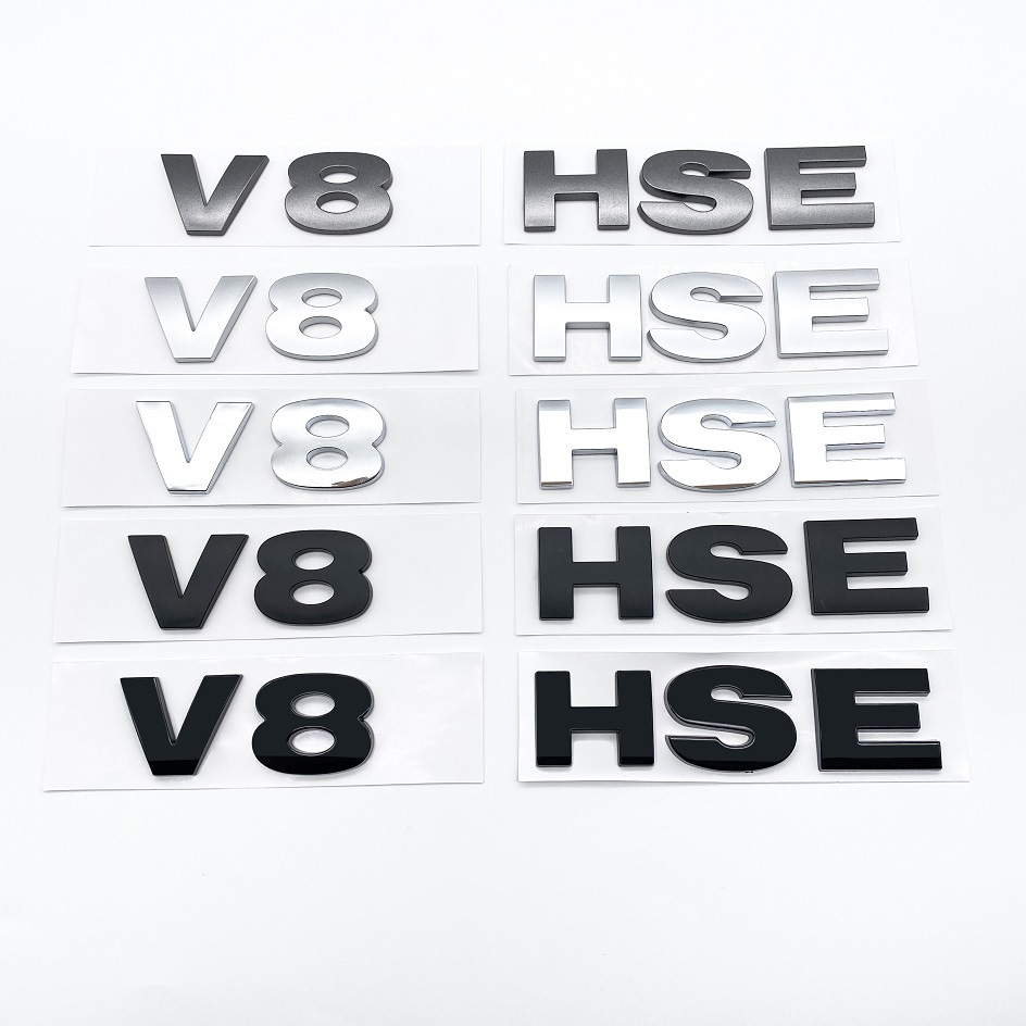 适用于路虎发现者3发现4 V8车尾标 HSE运动版V6车标志 英文标车贴