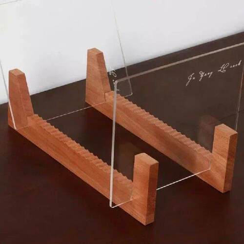 Vinyl Records Storage Holder Display Stand Desktop Vinyl