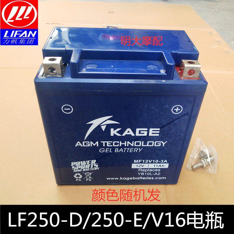 力帆LF250-D/250-E/B/P/R/V16PLUS/V16S缸250太子用电瓶蓄电池10A