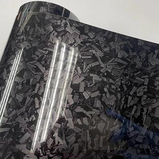 High Glossy black blue silver red Forged Carbon Fiber Vinyl
