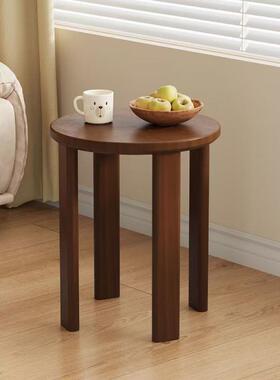 实木叠凳叠居WZW多功能矮凳厅凳餐卧家室圆凳椅子轻奢板凳新中式
