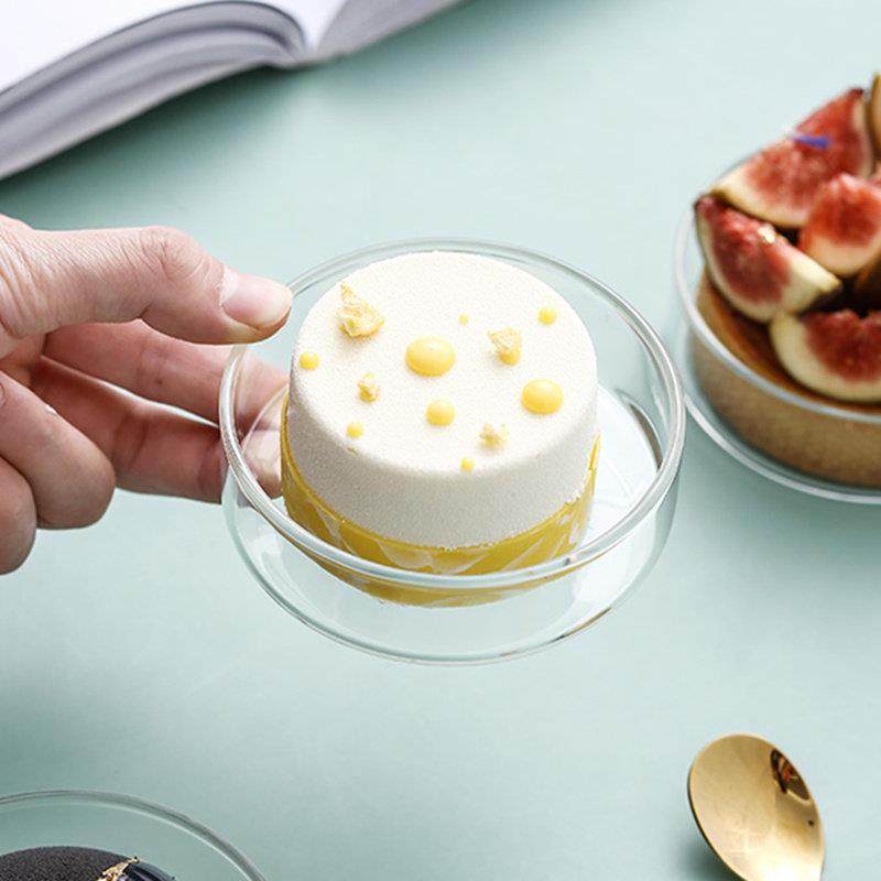 迷你玻璃碟 ins风托盘蛋糕碟子点心盘甜品盘慕斯西点盘子糕点展示,餐饮具,碟,淘宝优惠券,粉丝福利购,淘宝优惠卷