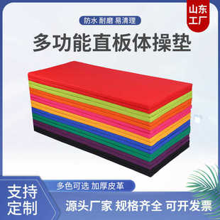 直板舞蹈练功垫儿童体操垫皮革海绵垫子仰卧起坐瑜伽健身舞蹈运动