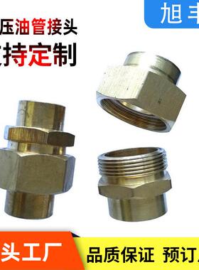 液压过渡接头 高压油管 油管接头 船舶配件 英制BSPT D型弯头力古