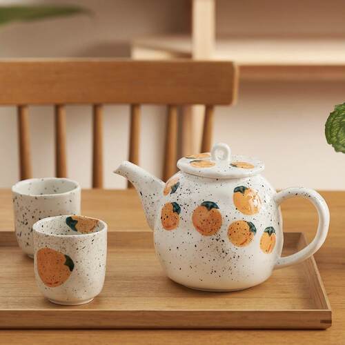 【陶瓷】凉水壶（售价不得低于：88元）茶壶套装ins风杯子