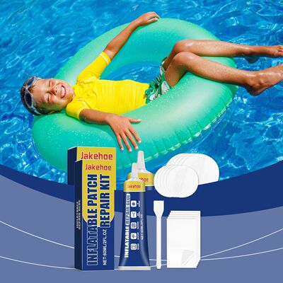 JAKEHOE Inflatable Mattress Repair Kit - For Pools, Air Matt