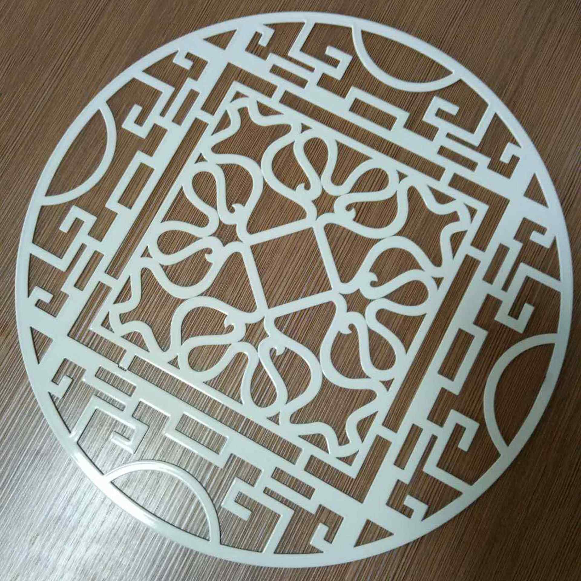 销售雕花口网圆形镂空风47027图案雕花风口圆形格口装饰风风口