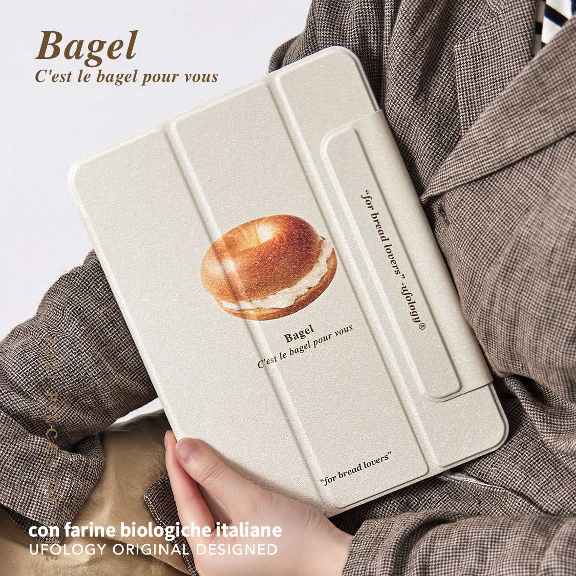 Ufology原创适用ipadpro2021保护壳20平板mini6保护套air4/5笔槽air6磁吸11寸2024pro11全包air7简约10代11代