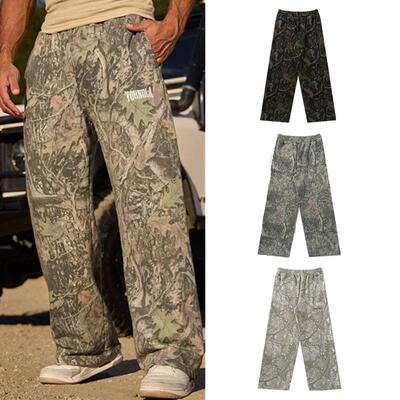 Straight leg pants for sports and fitness, wide leg pants
