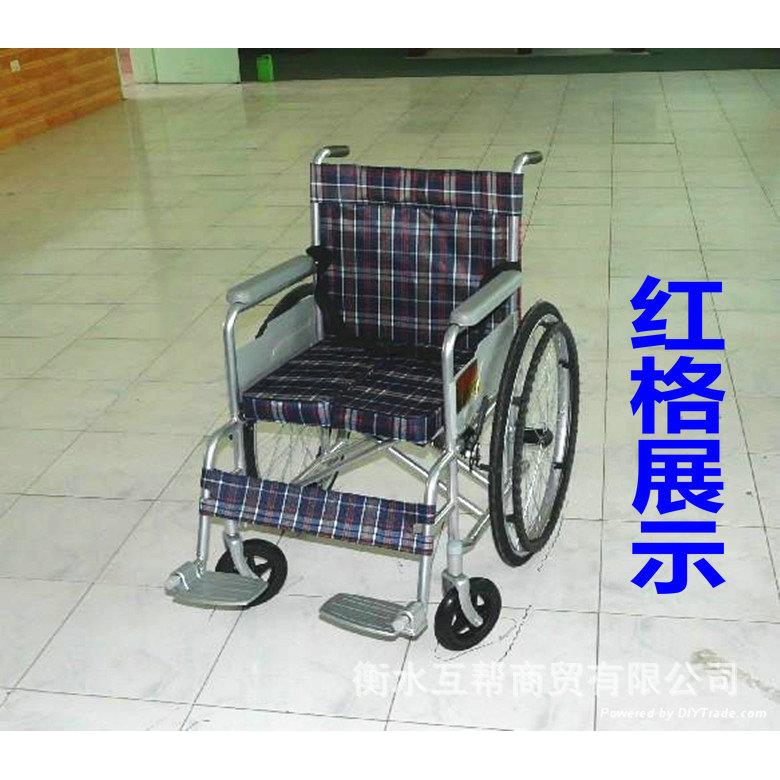 互康轮椅 折叠 轻便四刹车不坐便 双翻 老人 残疾人轮椅车代步车
