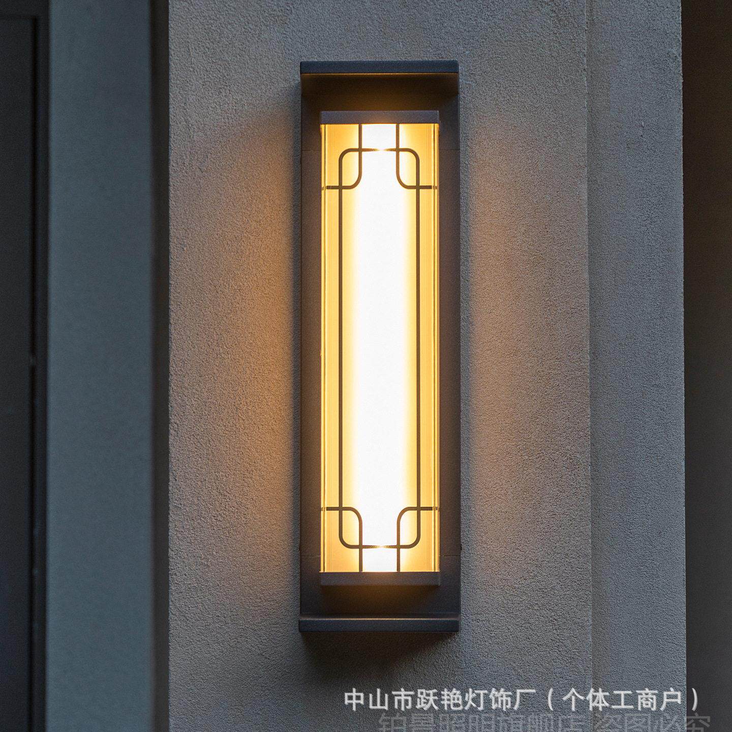 太阳能壁灯户外阳台露台外墙灯别墅花园入户大门两侧