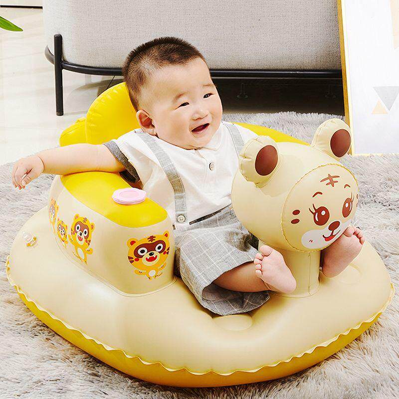 宝宝学坐椅儿童充气小沙发婴儿坐立便携式餐椅浴凳外贸工厂供应链