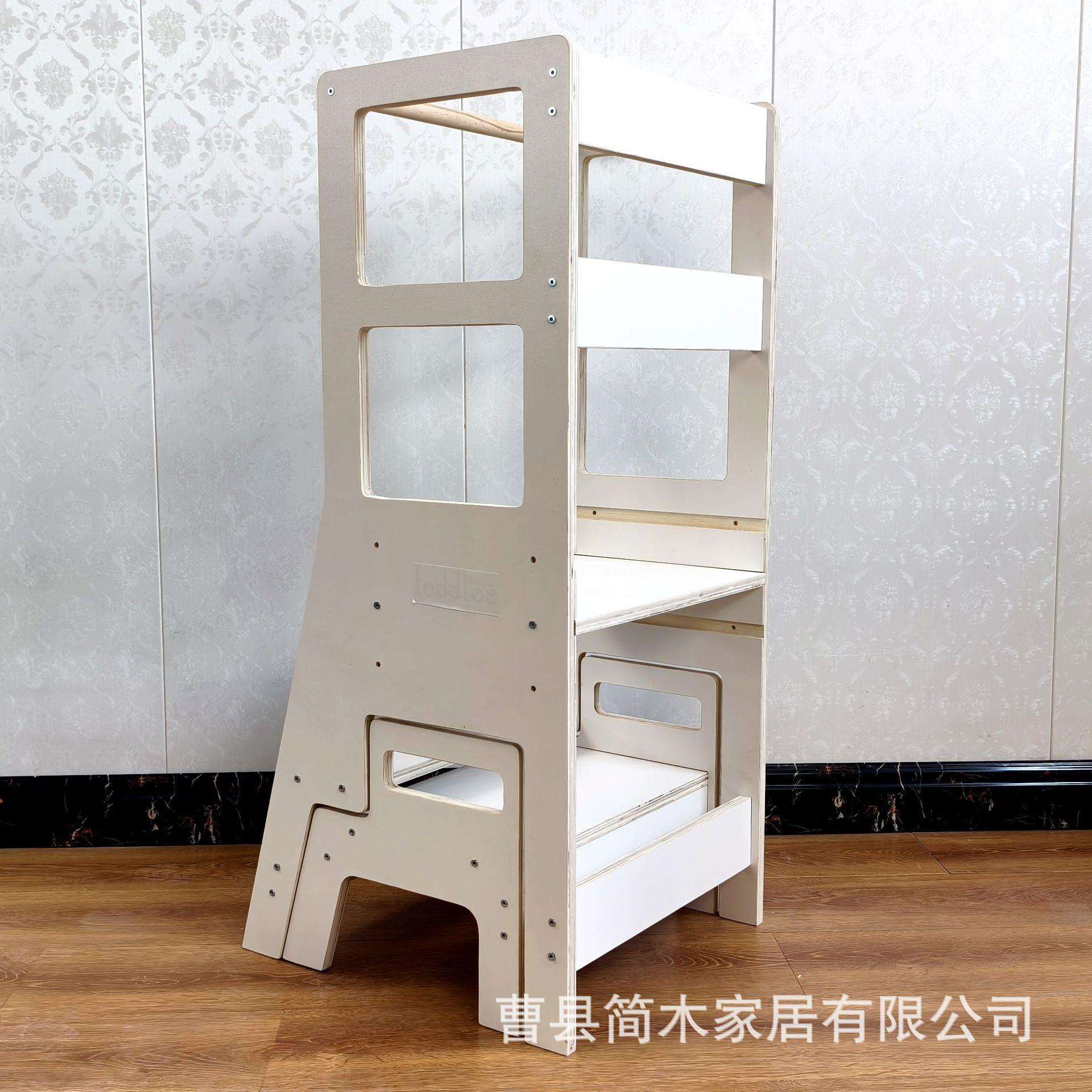 多功能阶梯儿童站立塔幼儿学习塔厨房柜台立式学习凳套装子母凳