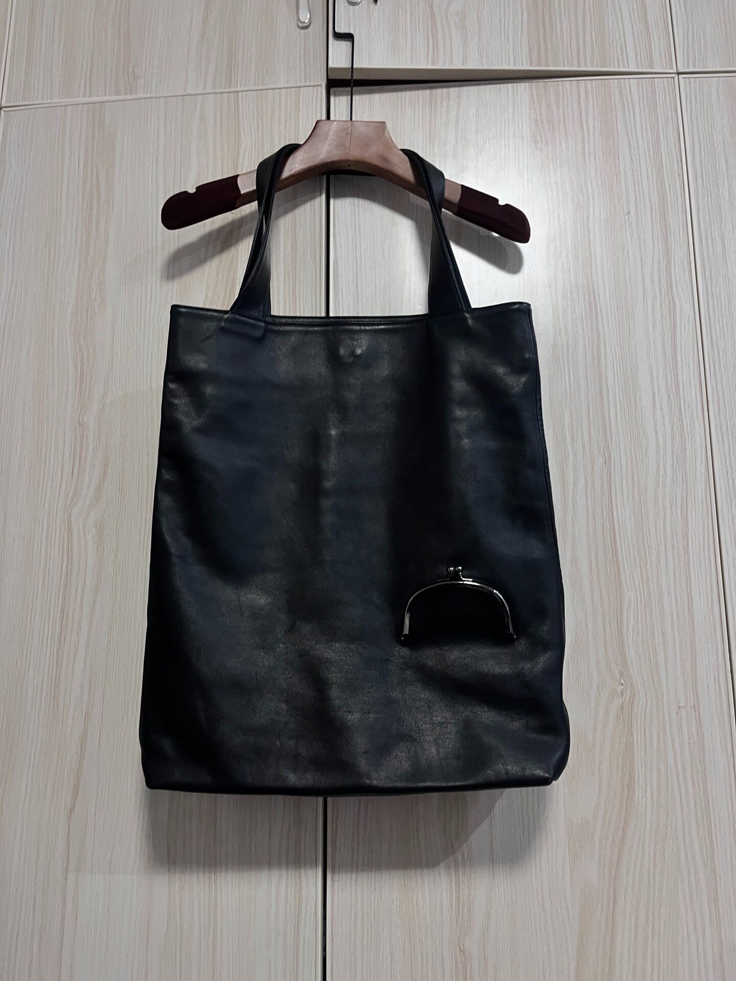 Yohji Yamamoto 22AW Leather Tote Bag