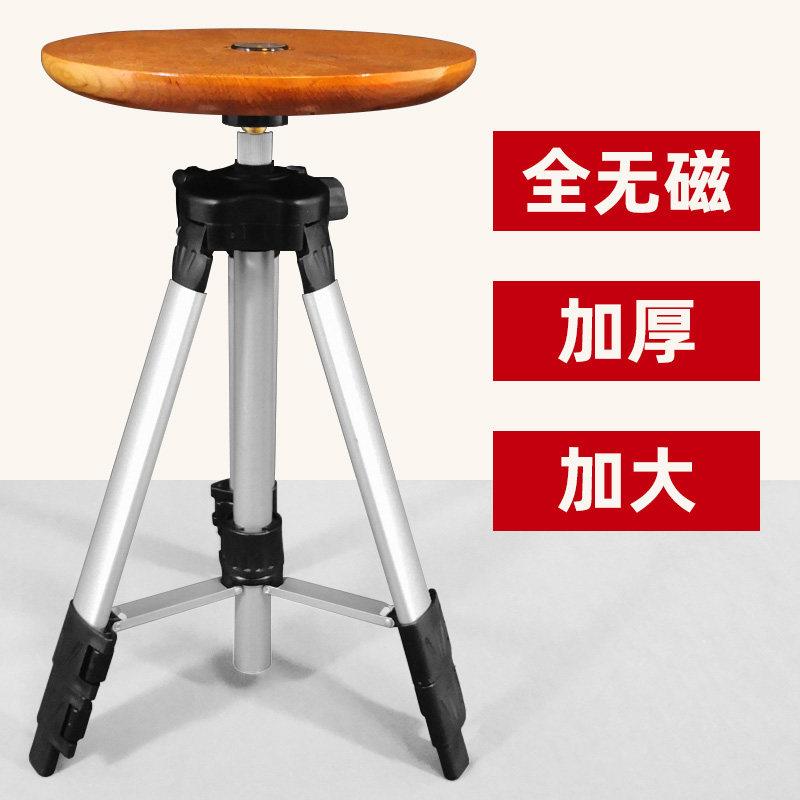 激光罗盘专用三脚架三角架支架无磁便携式全铝支撑架水平仪罗经杖