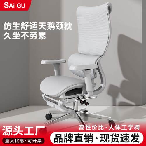 赛谷人体工学椅办公椅子家用电脑椅学习椅撑腰椅办公座椅舒适护腰