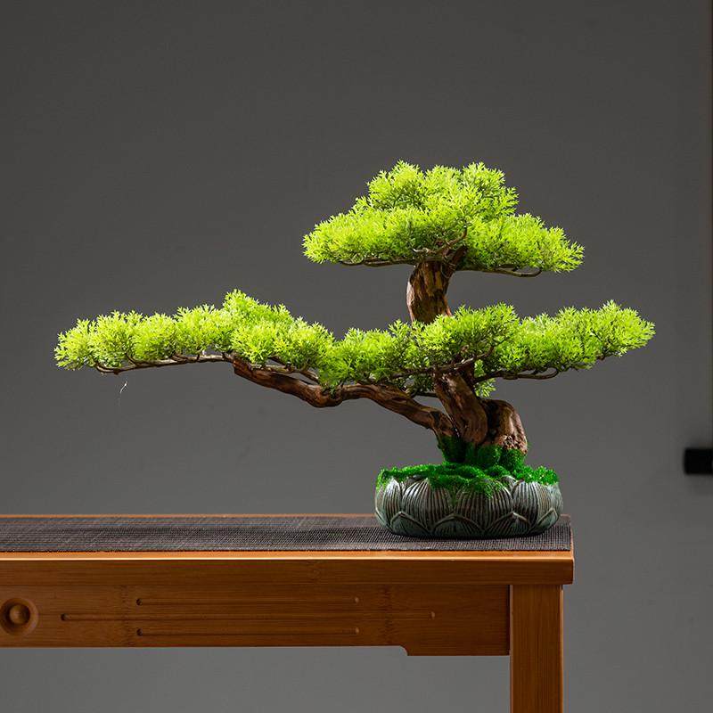 仿真迎客松树假绿植客厅玄关中式装饰酒店崖柏造型罗汉松盆景摆件,鲜花速递/花卉仿真/绿植园艺,仿真绿植,淘宝优惠券,粉丝福利购,淘宝优惠卷