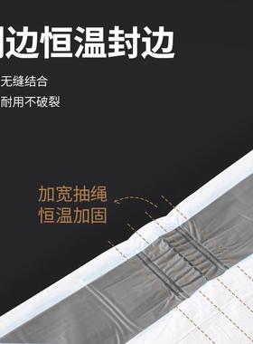 VHM7批发特大号抽绳垃圾袋加厚家用手提式厨房水桶自动收口黑色圾