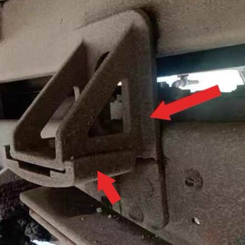 适配重汽王牌737B757B777B货车驾驶室副钢板吊耳支架 焊接款