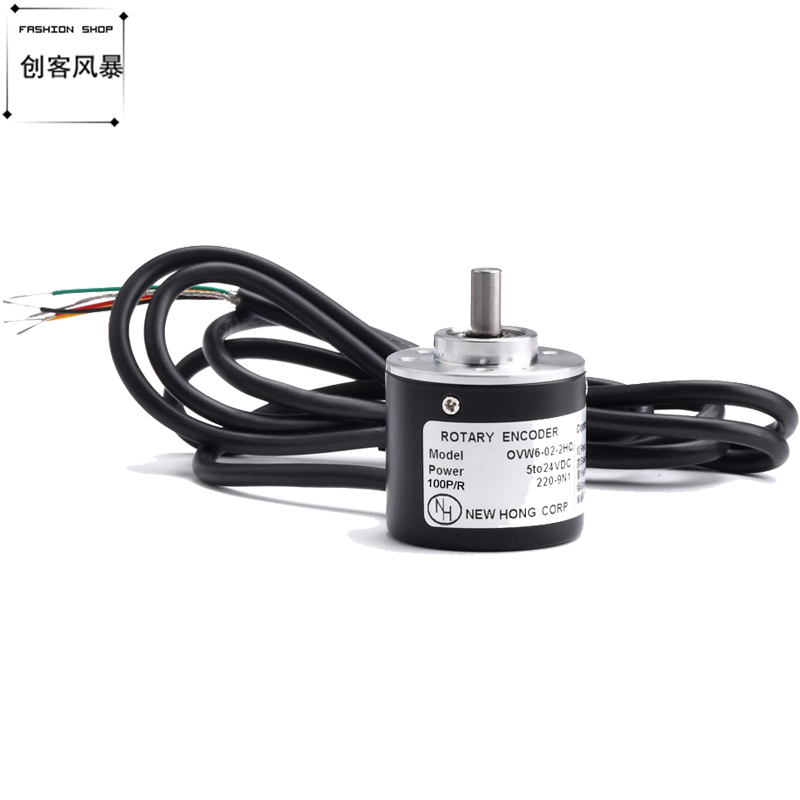 增量光电旋转编码器NPN AB两相400/200/1000/1024P/R DC5-24V
