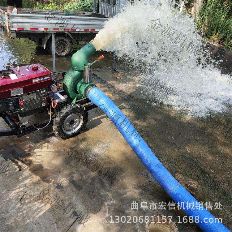 柴油汽油抽水机 高压农田灌溉 排水高扬程可靠水泵